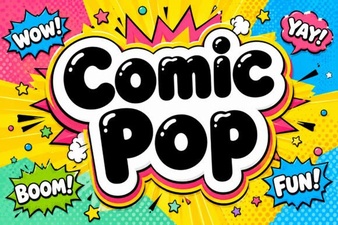 Get Creative with Comic Pop Font Projects