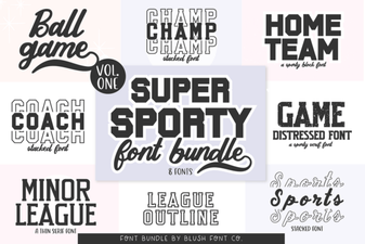 Super Sport Bundle Font: Creative Projects & Design Ideas