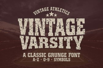 Vintage Varsity Font: Design Ideas & Creative Uses